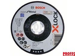 Řezný kotouč na kov pro úhlové brusky se systémem X-LOCK Bosch Expert for Metal - 125 x 1.6 x 22.23 mm, plochý (2608619254)