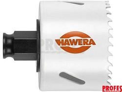 Vrtací korunka - děrovka na kov, dřevo, plasty Hawera HSS - BiMetal PROGRESOR 114mm, 4 1/2", s adaptérem Power-Change (227677)