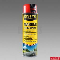 DISTYK ZNAČKOVACÍ SPREJ / MARKER FLUO SPRAY 500 ml,červený