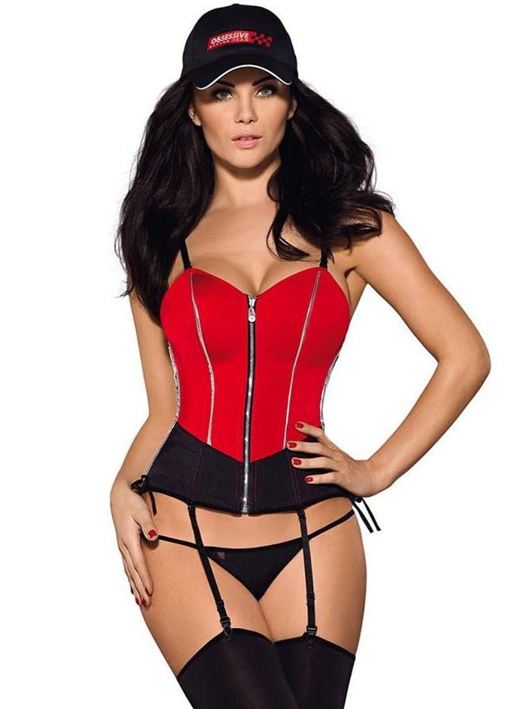Ролевой костюм Obsessive Gepardina, Чёрный, L/XL Obs_Gepardina L/XL - Obsessive - Ролевые эротические костюмы кошечки - Купить