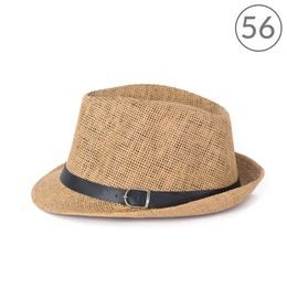 Béžový trilby 56cm