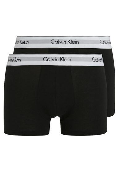 Pánské boxerky CALVIN KLEIN Modern Cotton Stretch 2 pack NB1086A černá Pánské boxerky CALVIN KLEIN Modern Cotton Stretch 2 pack NB1086A černá