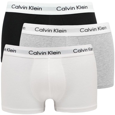 Pánské boxerky CALVIN KLEIN Cotton Stretch 3-pack U2664G-998 černá/bílá/šedá Pánské boxerky CALVIN KLEIN Cotton Stretch 3-pack U2664G-998 černá/bílá/šedá