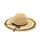 Slaměný široký klobouk s lemováním