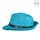 Modrý dětský trilby klobouk