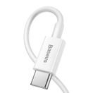 BASEUS  SUPERIOR PD USB-C - LIGHTNING 1,5 M 20W WHITE