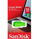 SANDISK CRUZER BLADE 32GB USB2.0 ELEKTRICKY ZELENÁ