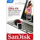 SANDISK ULTRA FIT 16GB USB 3.1 ČERNÁ