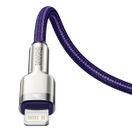 BASEUS  CAFULE METAL USB-C - LIGHTNING 20W 2,0 M PURPLE