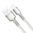 BASEUS  CAFULE METAL USB - LIGHTNING 2,4A 1,0 M WHITE