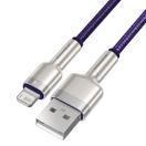 BASEUS  CAFULE METAL USB - LIGHTNING 2,4A 1,0 M PURPLE