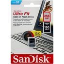 SANDISK ULTRA FIT 256GB USB 3.1 ČERNÁ