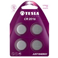 TESLA - baterie TESLA CR2016, 4ks, CR2016