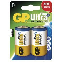 Alkalická baterie GP Ultra Plus 2x D