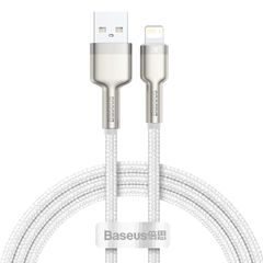 Baseus Cafule Metal USB - Lightning 2,4A 1,0 m white