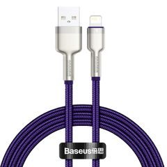 Baseus Cafule Metal USB - Lightning 2,4A 1,0 m purple