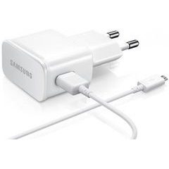 ETA0U83EWE + EP-DU4AWE Samsung microUSB Cestovní nabíječka White (Bulk)