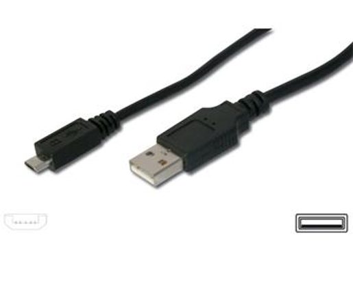 PREMIUMCORD KABEL MICRO USB 2.0, A-B 3M