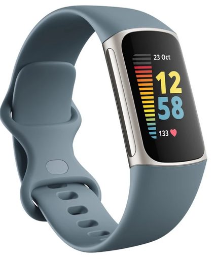 FITBIT CHARGE 5 STEEL BLUE/PLATINUM STAINLESS STEEL