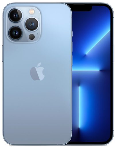 APPLE IPHONE 13 PRO 512GB SIERRA BLUE (POUŽITÝ / KATEGORIE B / ŠKRÁBANEC NA SPODNÍM RÁMU / ZÁRUKA)