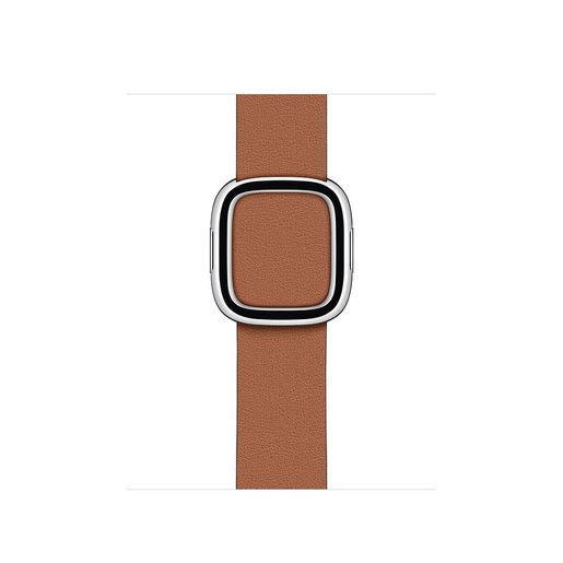 WATCH ACC/40/SADDLE BROWN MODERN BUCKLE - LARGE