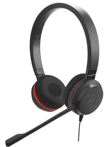 JABRA EVOLVE 20, DUO, USB, LEATHER