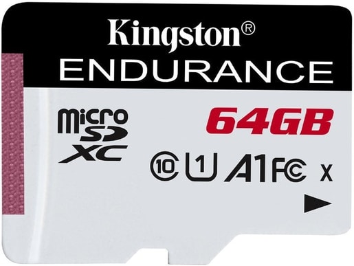 64GB MICROSDXC KINGSTON ENDURANCE CL10 A1 95R/45W BEZ ADAPTERU