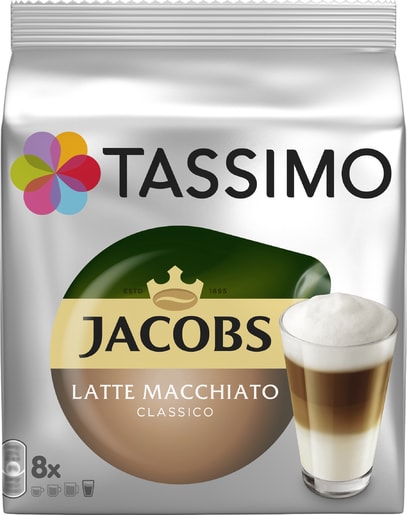 TASSIMO JACOBS LATTE MACCHIATO - KAPSLE 16 KS