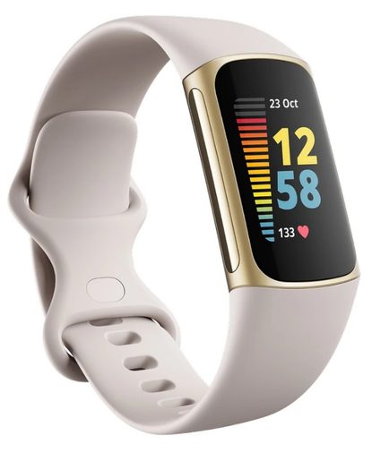 FITBIT CHARGE 5 SOFT GOLD STAINLESS STEEL/LUNAR WHITE