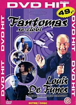 DVD Fantomas se zlobí