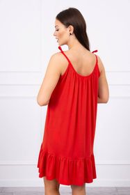 Červené letní šaty