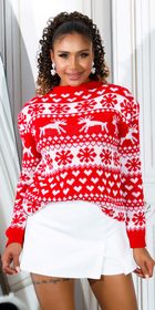Dámský vánoční svetr