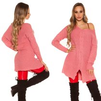 Ružový sveter