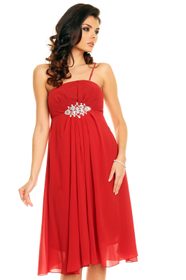 Červené plesové šaty