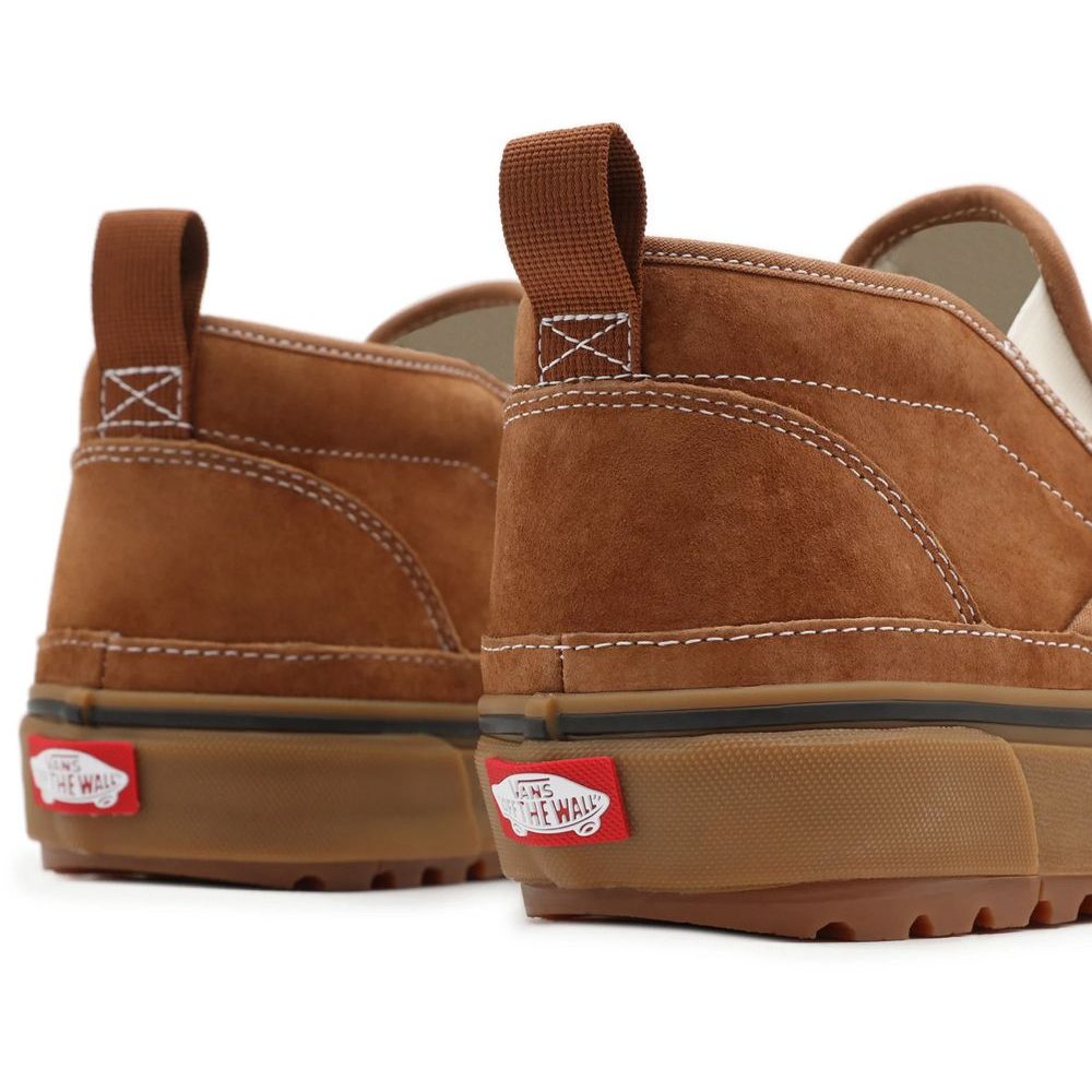 UA Mid Slip MTE-1, chipmunk/gum/suede