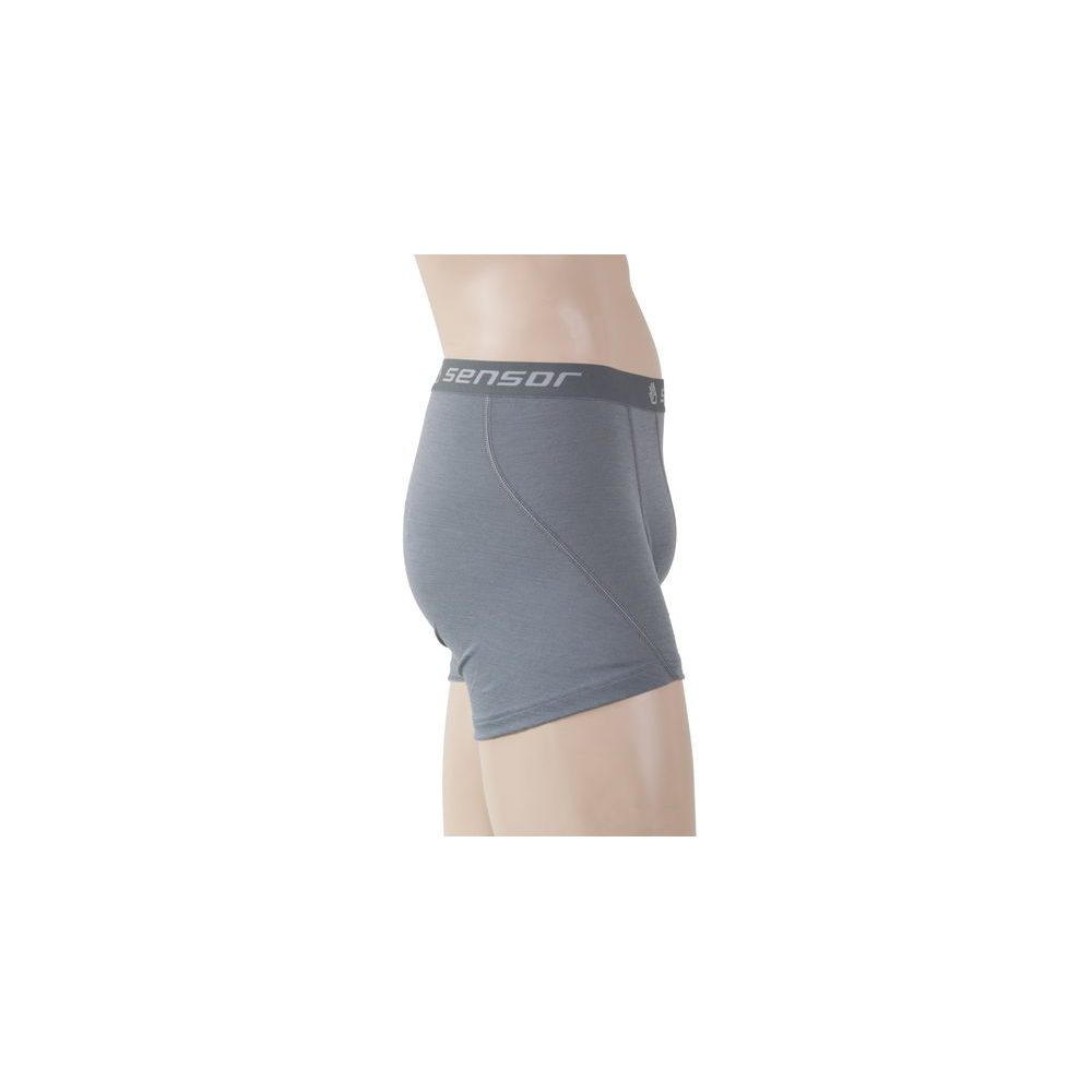 MERINO ACTIVE pánské trenky sv.šedá