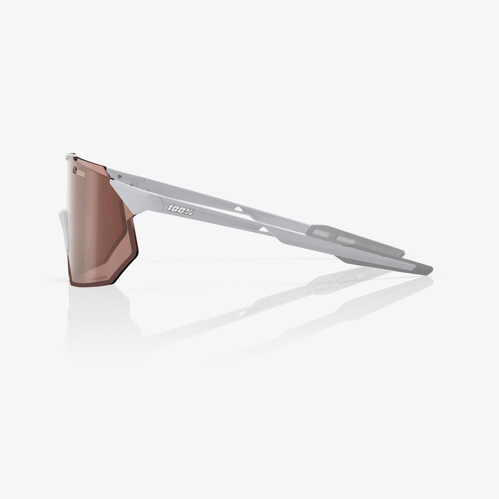 HYPERCRAFT SQ - Matte Stone Grey - HiPER Crimson Silver Mirror Lens