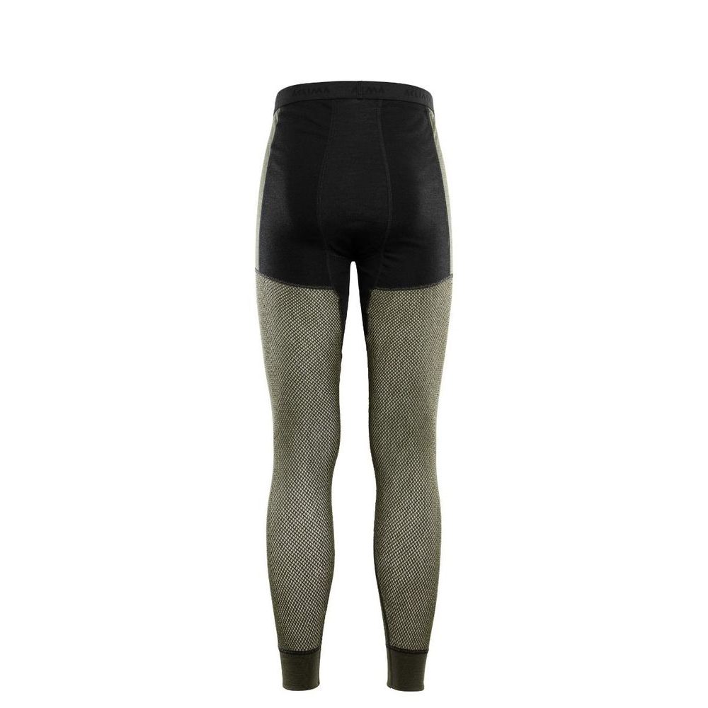 Hiking Longs, Man Jet Black / zelená/ Dill