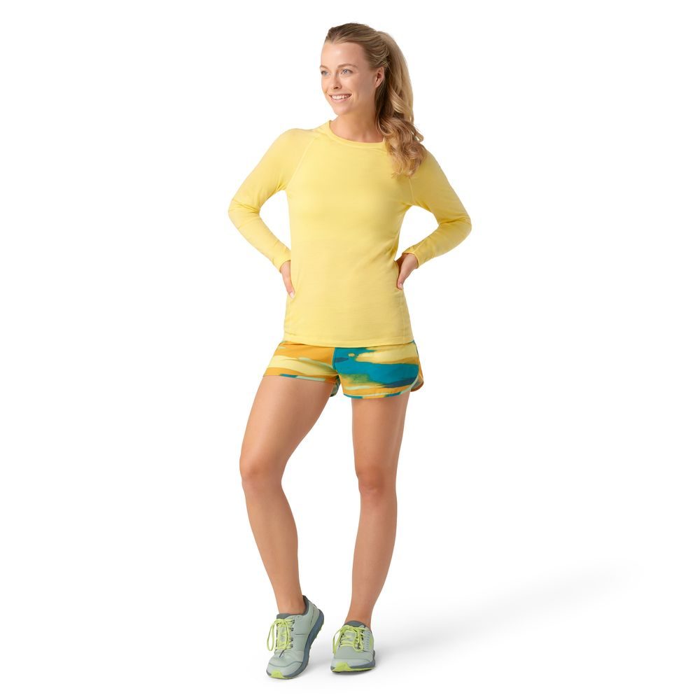 W CLASSIC A-S MERINO P-B DYE BL LS BOXED canary