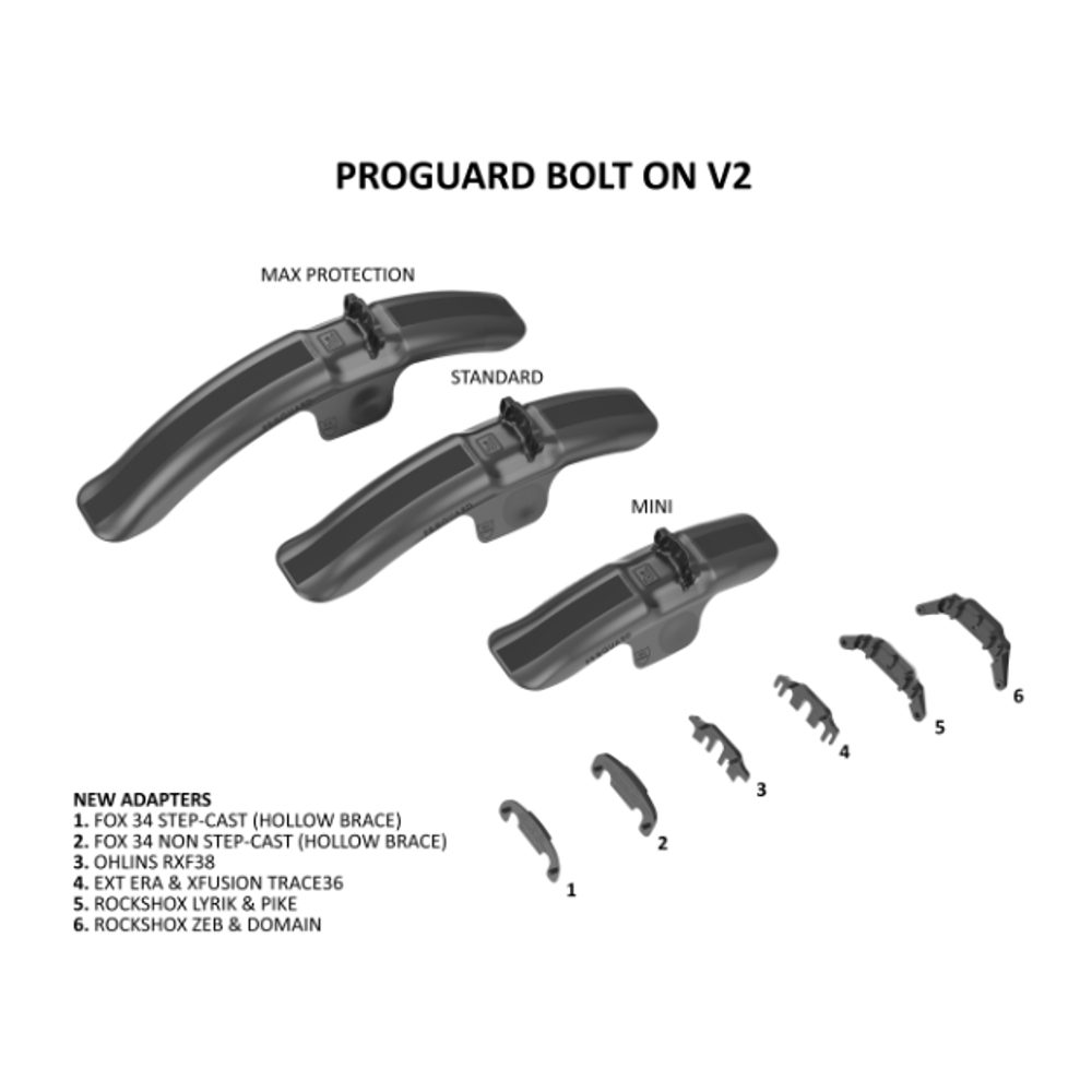 ProGuard Bolt-On Front Black Max Protection v2