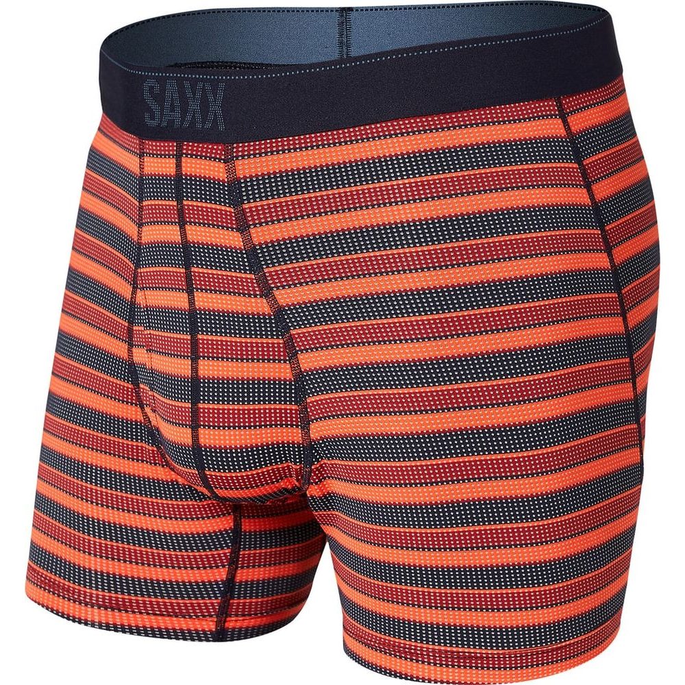 QUEST BOXER BRIEF FLY, red solar stripe