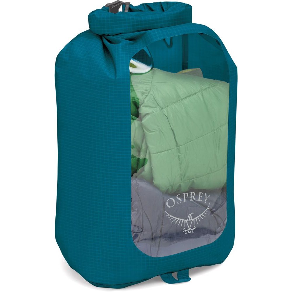 DRY SACK 12 W/WINDOW, waterfront blue