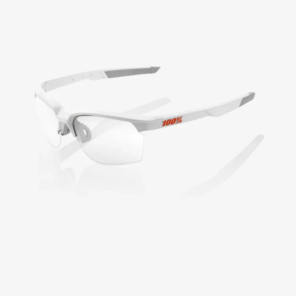 SPORTCOUPE MATTE WHITE - HIPER RED MULTILAYER MIRROR LENS
