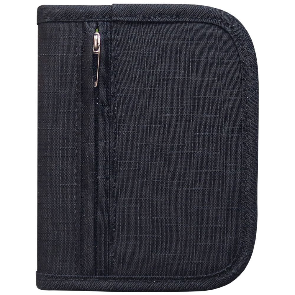 ZIP WALLET black-lime