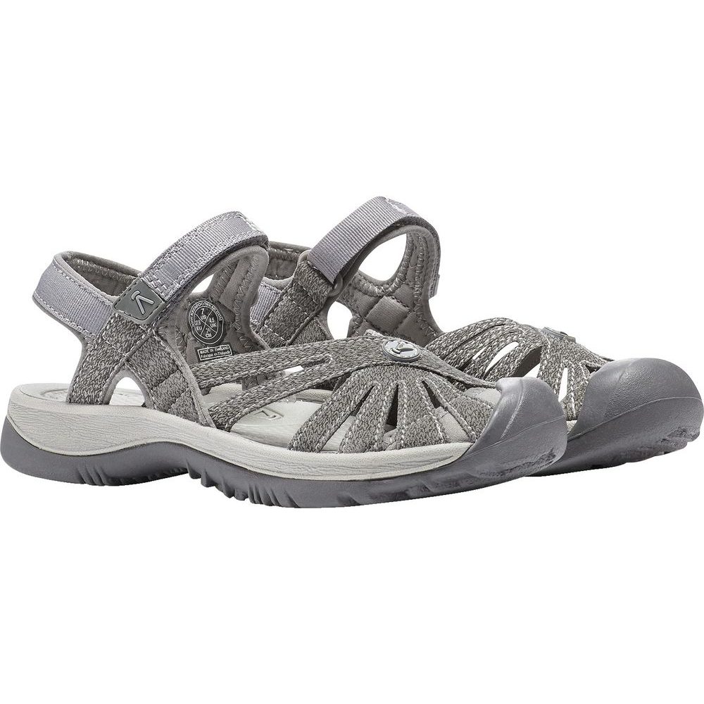 ROSE SANDAL WOMEN gargoyle/raven