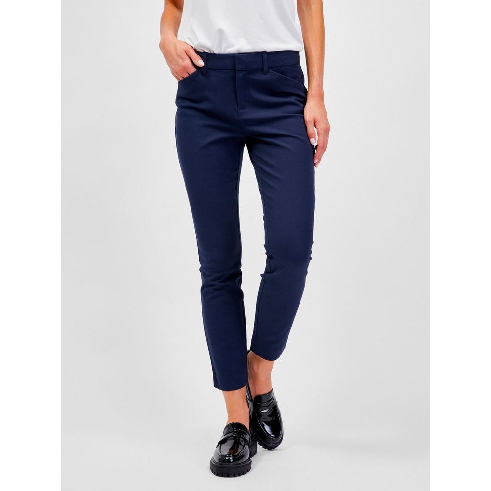 460973-01 Elegantní kalhoty skinny Tmavě modrá