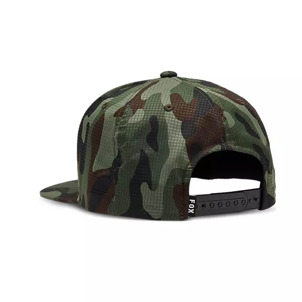 Fox Head Camo Tech Snapback, Green Camo