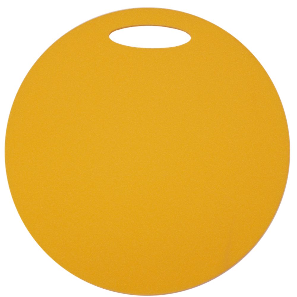 Seat round 1-layer, diameter 35 cm yellow