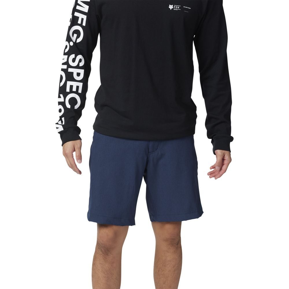 Essex Tech Stretch Heather Deep Cobalt