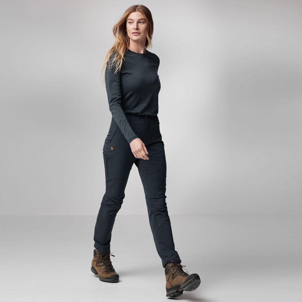 Abisko Winter Stretch Trousers W Dark Navy